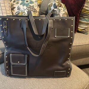 Bally Brown Leather Shoulder Bag